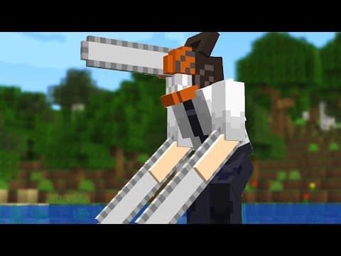 【マイクラ】モブをチェンソーマンに作り直すマインクラフト