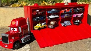 Disney Cars & Big Mack Trailer☆Search for the missing Cars friends!