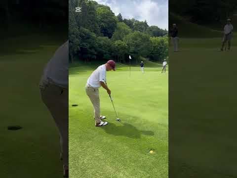 山本太郎のイーグルパットは入るのか､､､#ゴルフ #golf #パター #イーグル #山本太郎