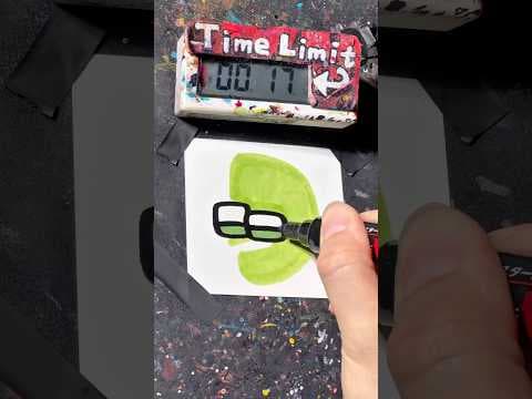 【ASMR】Drawing D (AlphabetLore)in 40Sec