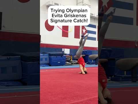 Trying Olympian Evita Griskenas Signature Catch!