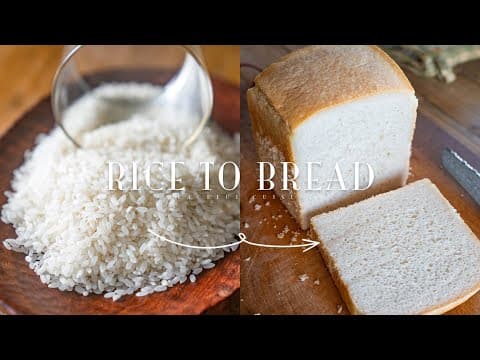 Rice to Bread // How to make bread out of RICE !