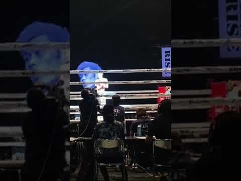 中村寛激怒！パイプ椅子を投げつけた！！