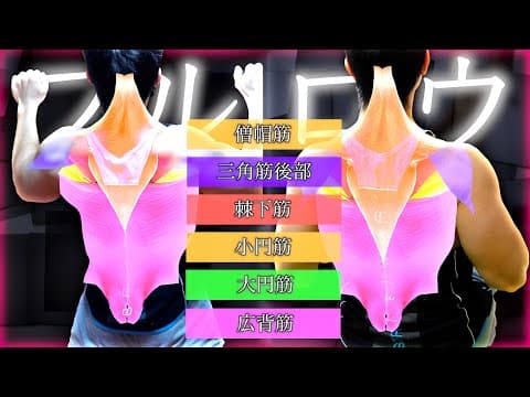 【筋トレ】”プル”と”ロウ”の違いをこれ以上詳しく説明できません。
