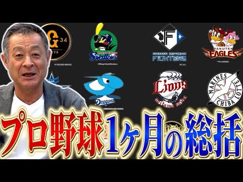 【解説】開幕1ヶ月！ライオンズを中心に采配を辛口評価！後輩の新井監督も頑張れ！！