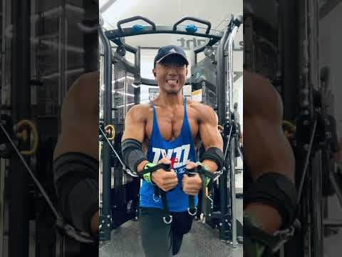 本日の大胸筋トレーニング　#bodybuilding #筋トレ #diet