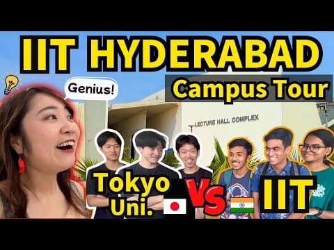 🇮🇳 IIT HYDERABAD Campus Tour 🏫  Japan supported IITH Construction!?