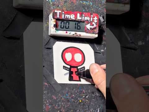 【ASMR】Drawing Deadpool(Sprunki) in 40Sec