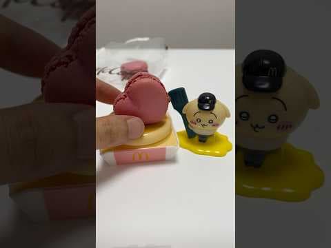 Mcdonald's Sweets Heart Macaron Strawberry with Chiikawa Freebie #shorts