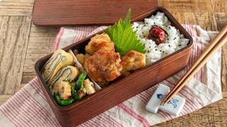 【簡単弁当】忙しい朝もOK！15分でできちゃう一口食べたら止まらないバリウマ柚子胡椒チキン弁当bento#994