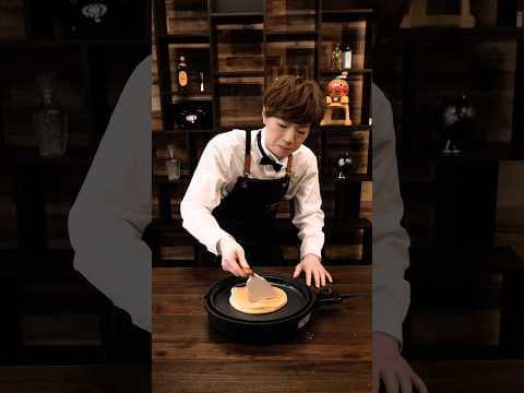 『うちの店にパンケーキはない！』老舗マスターが作るかもしれない手焼きホットケーキ🥞 #japanesefood