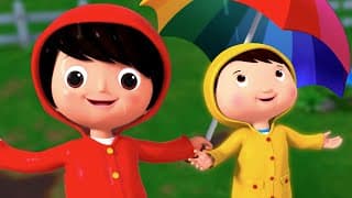 みずたまりであそぼう | 童謡と子供の歌 | 教育アニメ -リトルベイビーバム | 知育動画 | Little Baby Bum Japanese