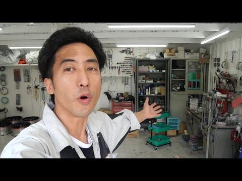 ガレージの模様替え