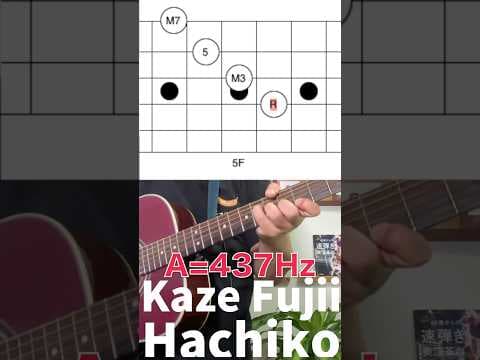 Hachiko Kaze Fujii Guitar Chord 【藤井風『ハチ公』】弾き語り・コード解説付きレクチャー🎸初心者OK！ #shorts #藤井風 #hachiko #chords