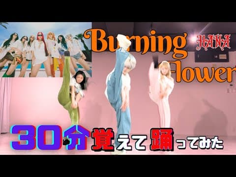 プロダンサーが HANA -  Burning Flower 30分で覚えて踊ってみた！
