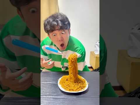 Frozen noodle prank😂