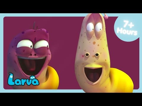 虫の幼虫！ 🐌 😆 | LARVA コンピレーション | WildBrain