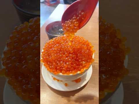 北海道 つっこ飯 🐟🍚 Salmon Roe Overflowing Bowl