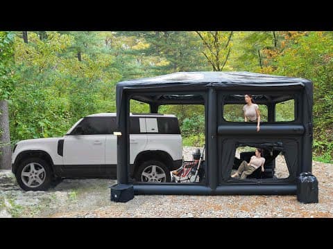 DREAM-LIKE COMFORT IN NATURE LUXURY SECOND FLOOR INFLATABLE TENT CAMPING