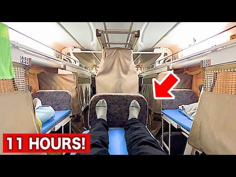 Trying Japan's TINIEST Overnight Sleeper Bus | Tokyo→Kochi | Sommeil Profond
