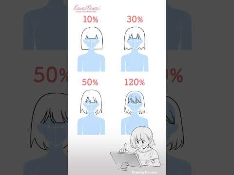 みんなはどこまで描ける？【ボブ編】 #イラスト #illustration #arttips