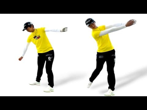 【方向性コンパス】グリップと体を同調させる意識で曲げないスイング作り