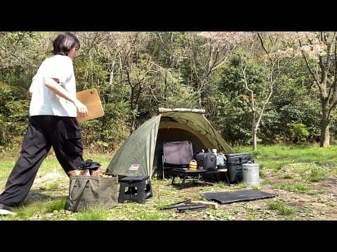 【作業用】人のキャンプを遠目に見る動画【定点ノーカット】