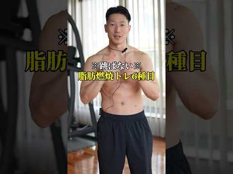 【跳ばずに絞る】自宅で出来る最強脂肪燃焼トレメニュー6種目 #筋トレ #ダイエット #自宅トレーニング #脂肪燃焼