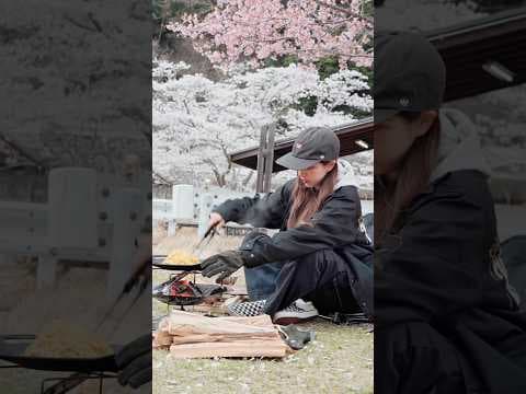 キャンプでお酒に合う台湾焼きそば🔥🔥　#キャンプ#キャンプ飯