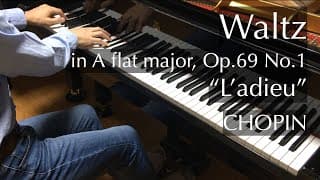 ワルツ 第9番「告別」（ショパン）Chopin - Waltz in A-flat major, Op. 69 No. 1 "L'adieu" - pianomaedaful