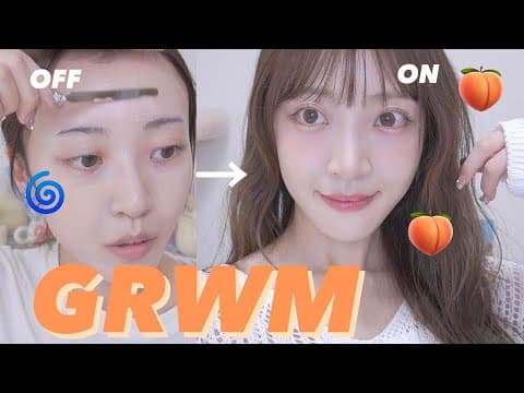【GRWM】甘めなイエベメイクで準備する朝💛🧡ボヘミアンシック🌻【春夏コーデ】