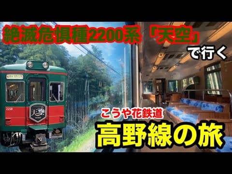 【南海高野線】2200系の観光列車「天空」に乗車してきた