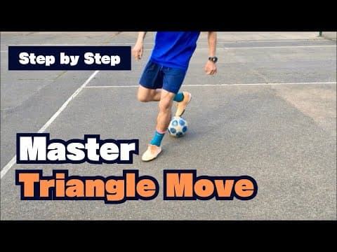 "Triangle Move" Tutorial | Learn Séan Garnier Skill Step by Step - Street Football Skill