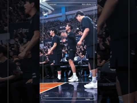勝機を掴んだ#熊谷尚也 選手が、決定打となる3Pを沈める！ #アルティーリ千葉 #basketball #bリーグ