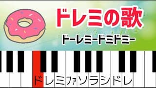 ドレミの歌  ドレミ付き簡単ピアノ