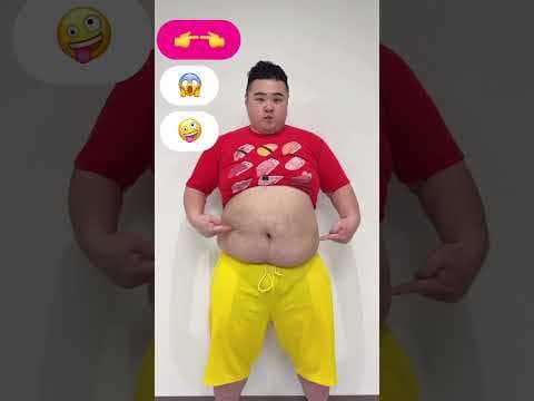 【TikTok100万再生】120Kgデブの微笑みのリアクション