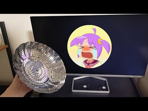 アニメの「もうこりごりだ～」のアレを蒸し器で再現