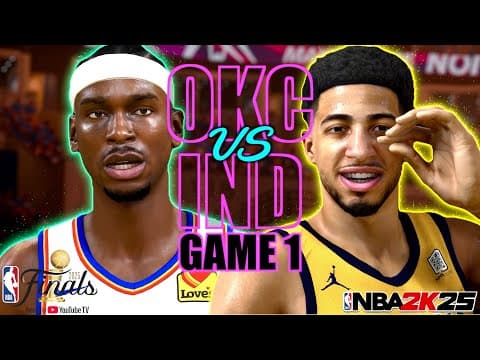 今年のNBAファイナルをNBA 2K25でやってみた！OKC vs ペイサーズ！新王者は誰だ？【NBA 2K25】
