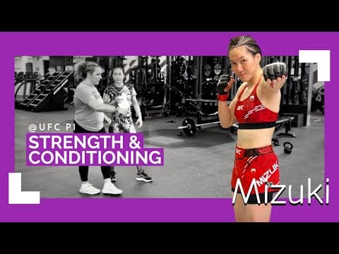Mizuki - S&C Session at UFC PI  10/05/2023