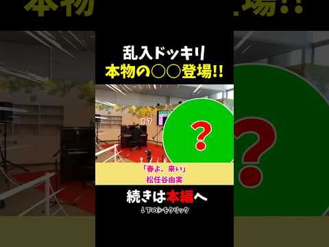 【ストリートピアノ】本物の〇〇登場!!乱入ドッキリ！《切り抜き》「春よ、来い」松任谷由実 #ストリートピアノ #スミワタル
