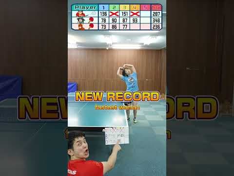 バドミントン界最速ラケットでスピード対決