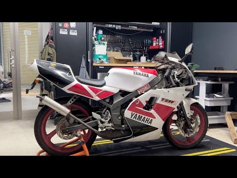 ４年間放置された激レア原付のレストア【YAMAHA TZR50R】