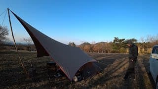 寒の戻りを熱々のシチューで迎え撃つソロキャンプ【solo camping #52】