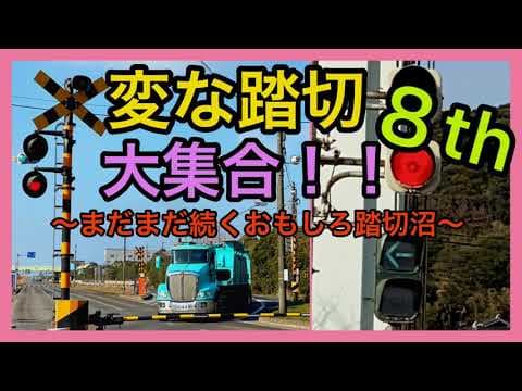 【ふみきり】変な踏切大集合！！８th～まだまだ続くおもしろ踏切沼～