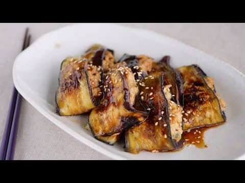 【おかずはこんなんでいい♡ジューシー茄子餃子】冷めてもうまいからお弁当にも。「まるめし」 |  Eggplant Side Dish