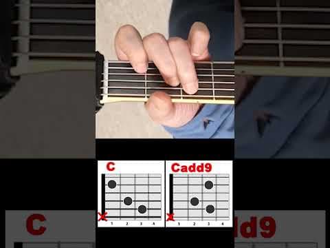 #Shorts  Cadd9  小指を押さえるコードの押さえ方