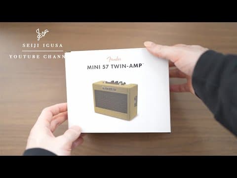 I bought the world's most stylish Fender mini guitar amp.