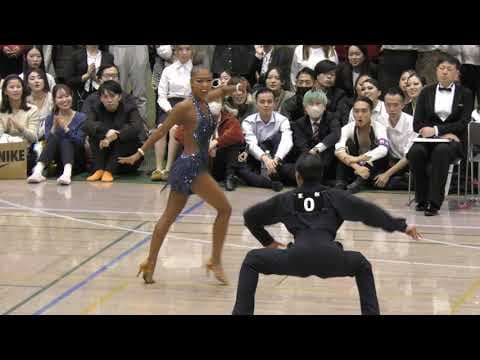 2023全日本学生競技ダンス選手権　上位決勝戦ソロ　チャチャチャ　All Japan University Competition Dance Championships　4K