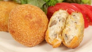 Crab Cream Korokke Recipe (Japanese-style Fried Croquettes Filled with Seafood) | Cooking with Dog