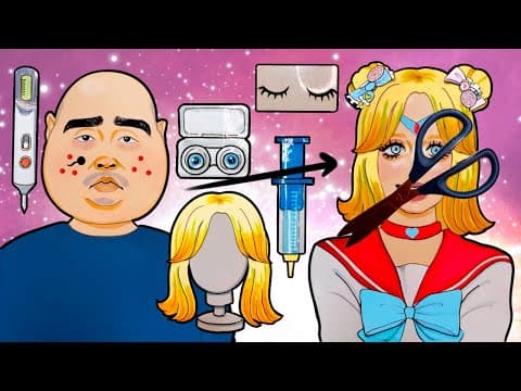 【paperdiy】【making】憧れの美少女戦士になりたい40代男性🌙#making#sailormoon